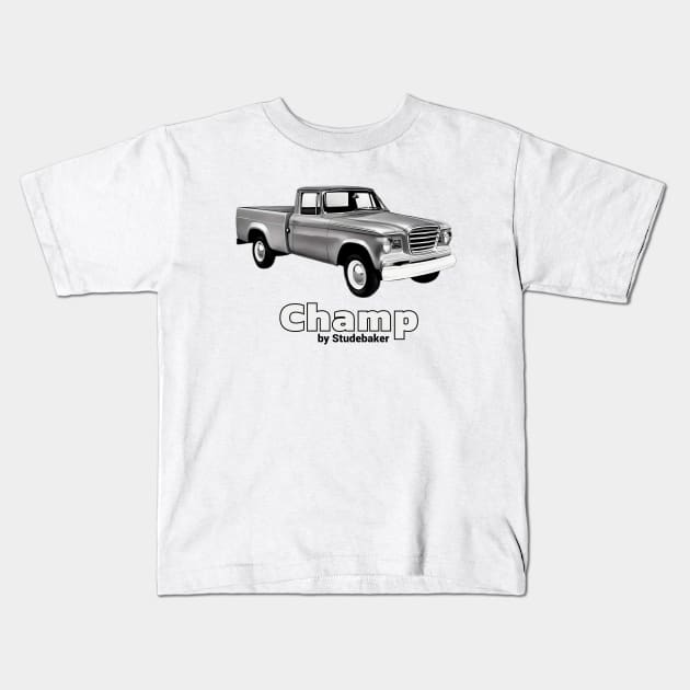 Studebaker Champ Kids T-Shirt by CarTeeExclusives